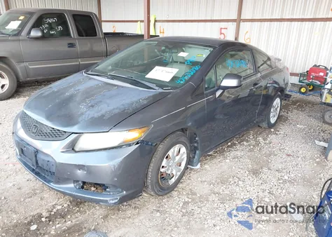 2012 Honda Civic Lx z USA, uszkodzony, nr VIN 2HGFG3B53CH529864